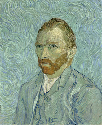 Self Portrait of Vincent Van Gogh 1889