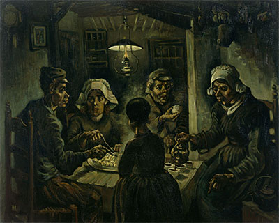 The Potato Eaters Painting