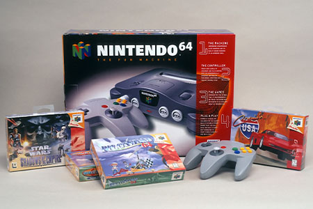 Nintendo 64 console boxed