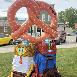 Scarecrow Display Spongebob