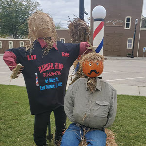 Scarecrow Display Barbershop