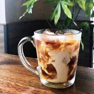 iced coffee with cream