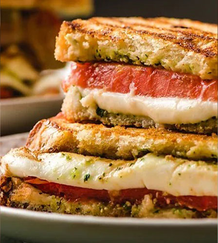 new caprese panini featured